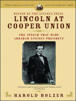 cover image of Lincoln at Cooper Union
